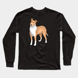 Sable Smooth Collie Dog Long Sleeve T-Shirt